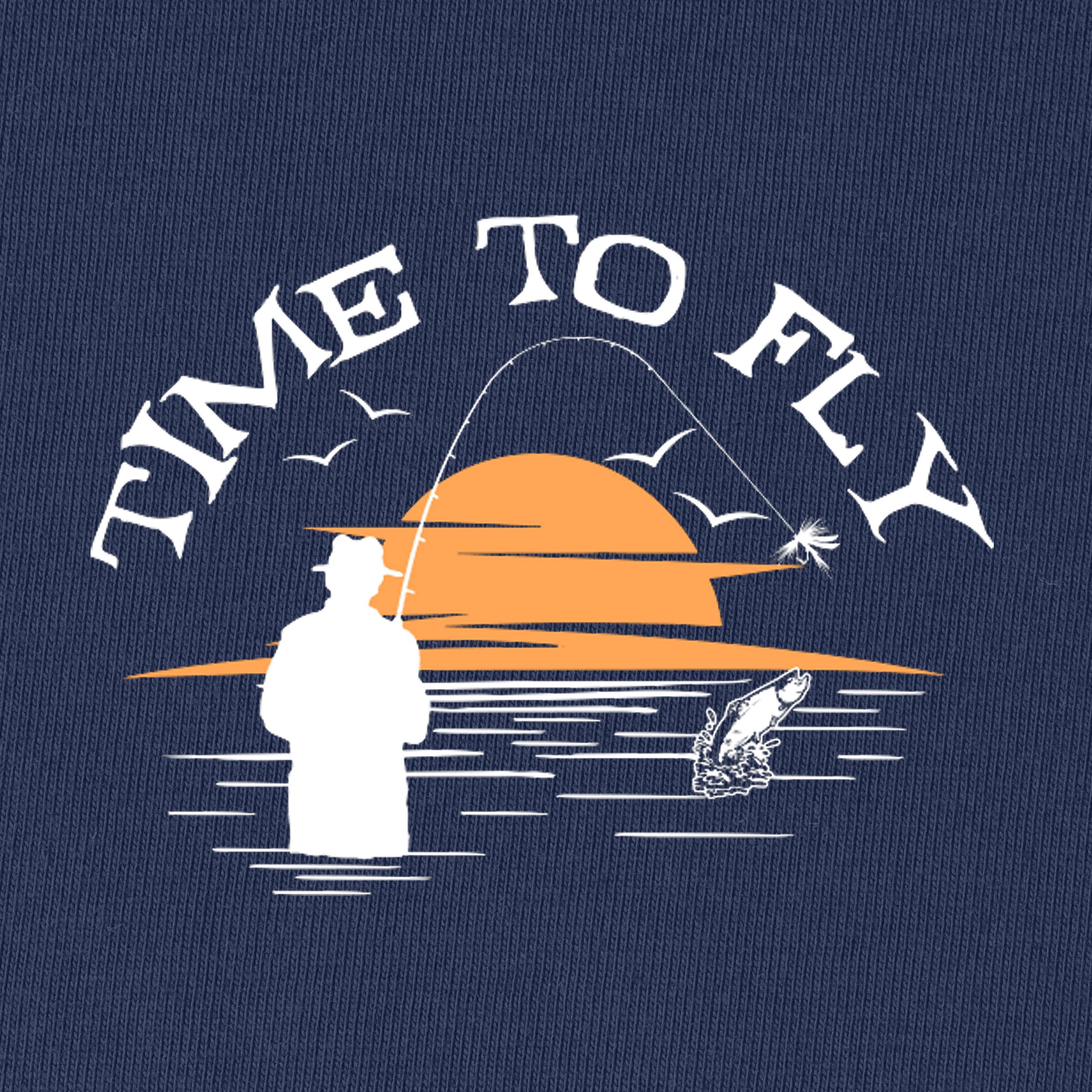 Time To Fly Fishing T-Shirt
