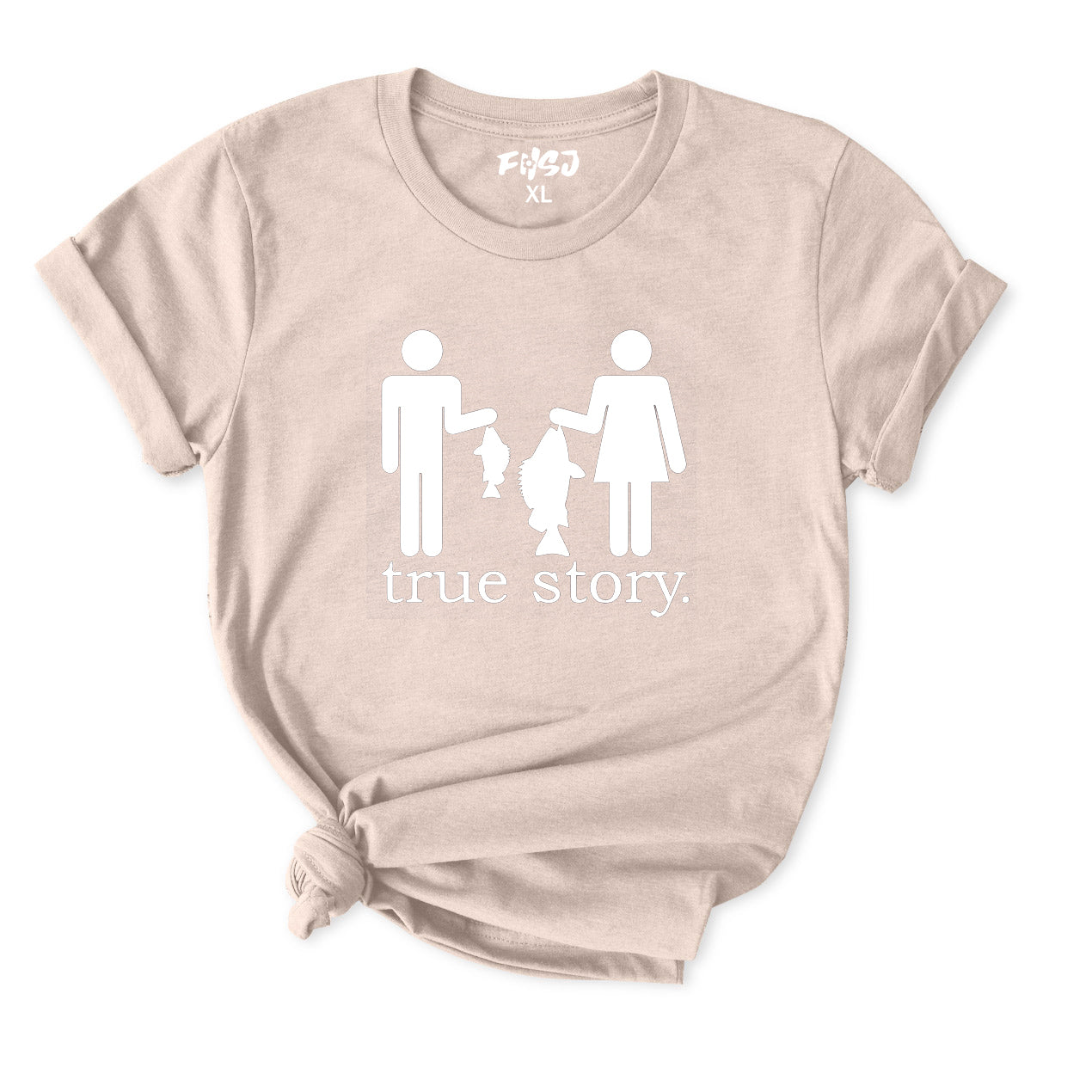 True Story Fishing T-Shirt for Women