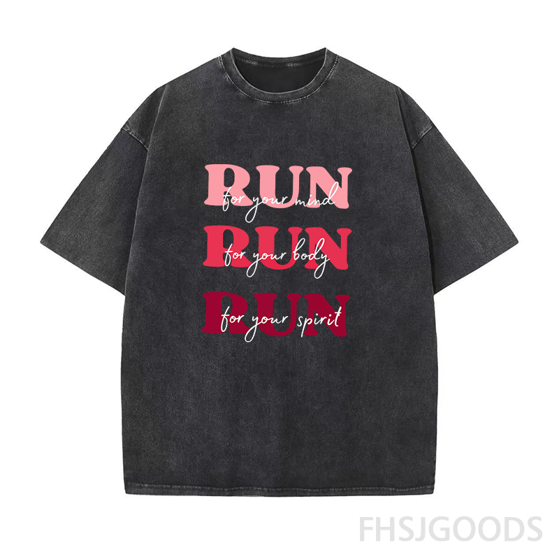 Run For Your Mind Unisex Distressed T-Shirt