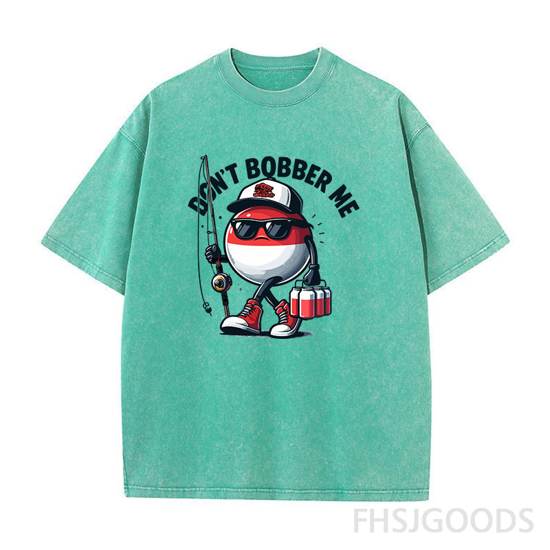 Don't Bobber Me Unisex Distressed T-Shirt