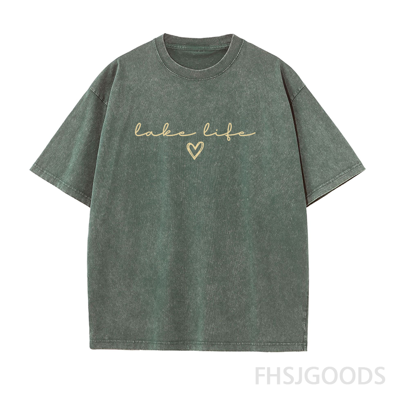 Lake Life Unisex Distressed T-Shirt