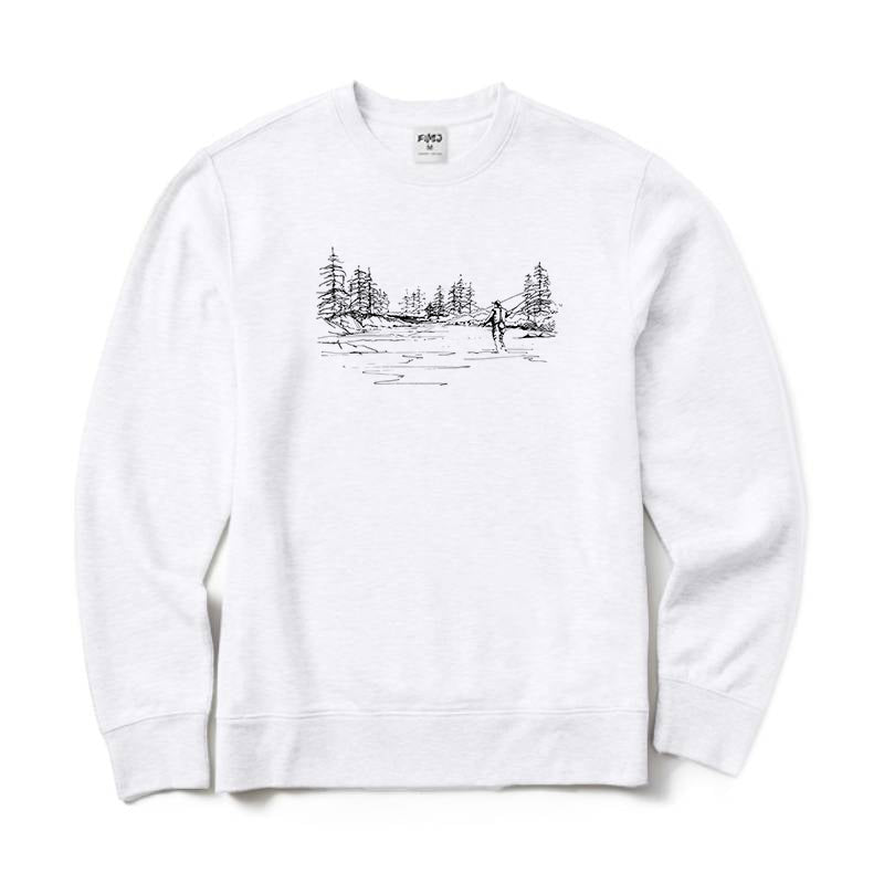 Fly Fishing Crewneck Sweatshirt