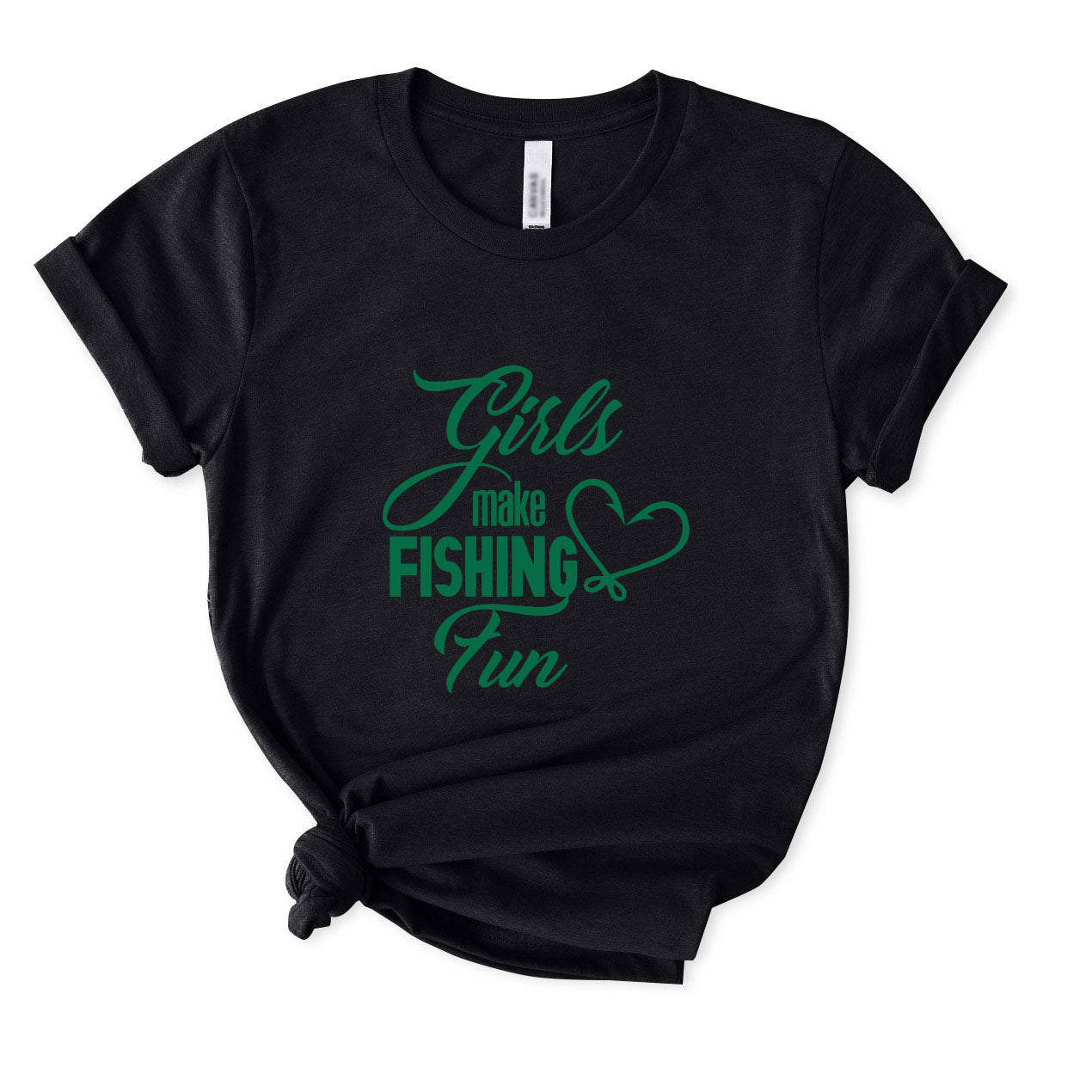 Girl Make Fishing Fun T-Shirt for Women