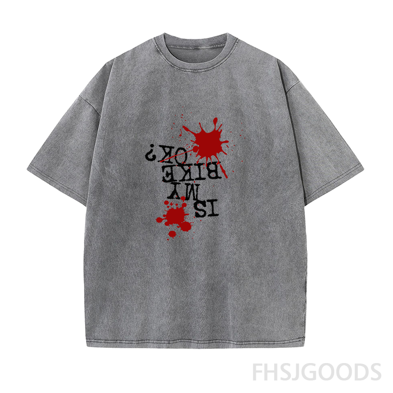 Is My Bike Ok Unisex Distressed T-Shirt