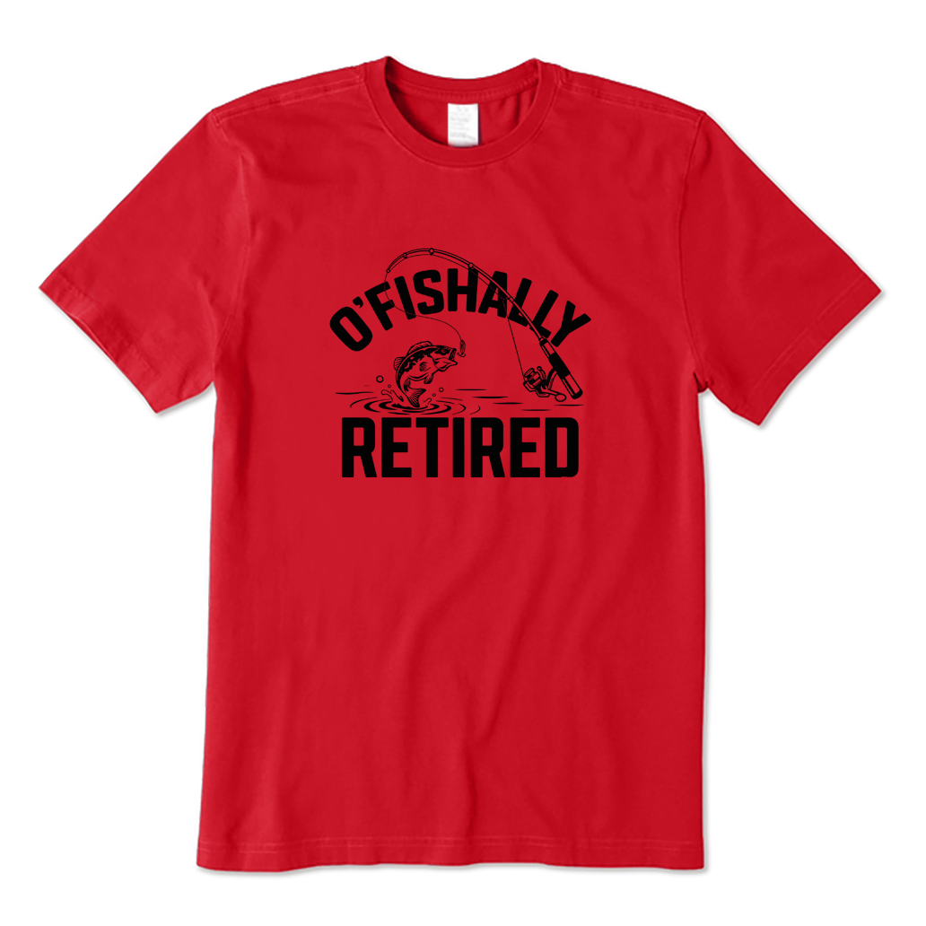 Funny Fishing Retirement T-shirt