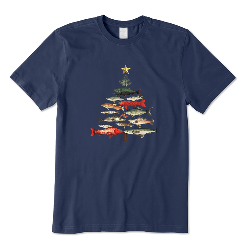 Fish Christmas Tree T-Shirt