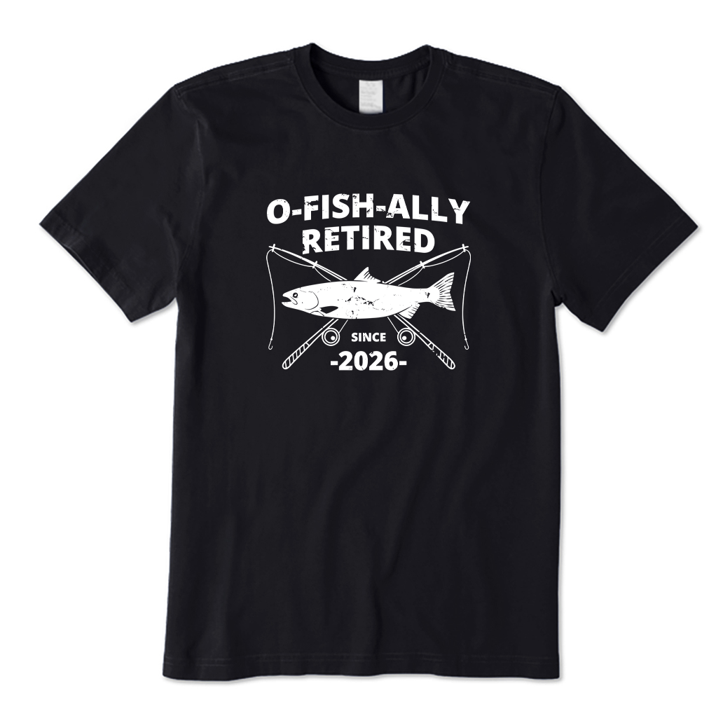 Personalized O-Fish-Ally Retired Since 2026 T-Shirt