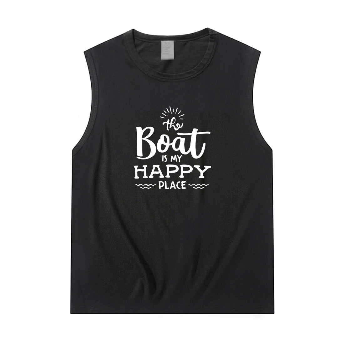 Women THE BOAT IS MY HAPPY PLACE Tank Top
