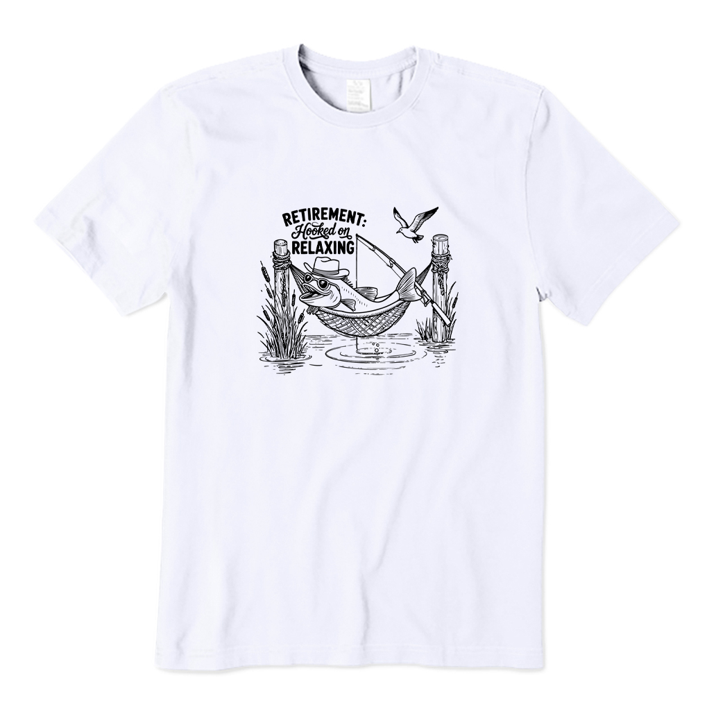 Retirement Hooked on Relaxing T-shirt
