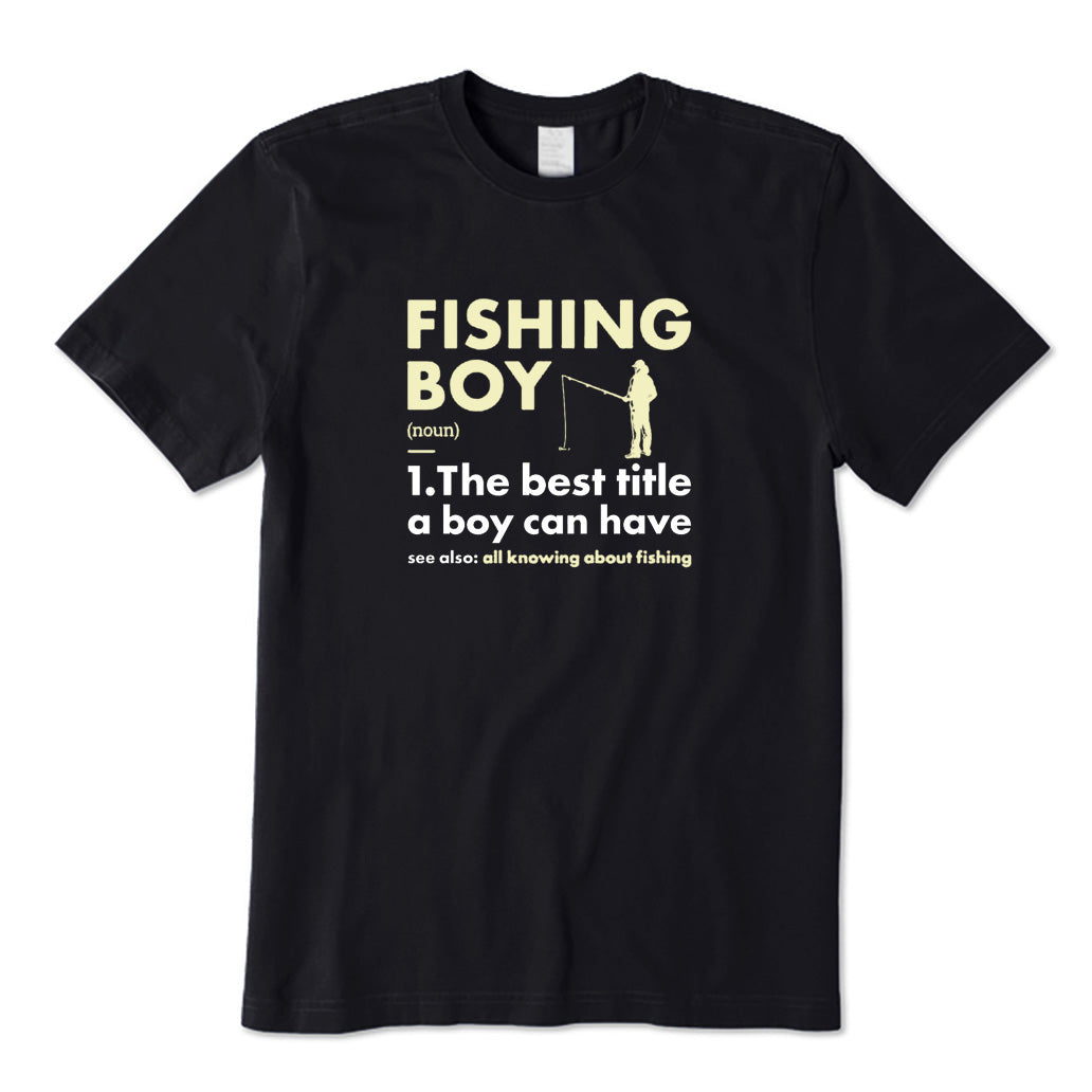 Fishing Boy Definition T-Shirt