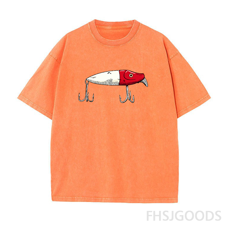 Vintage Fishing Lure Unisex Distressed T-Shirt