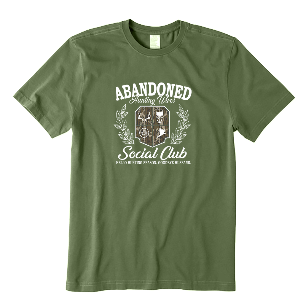 Abandoned Hunting Wife Social Club T-Shirt