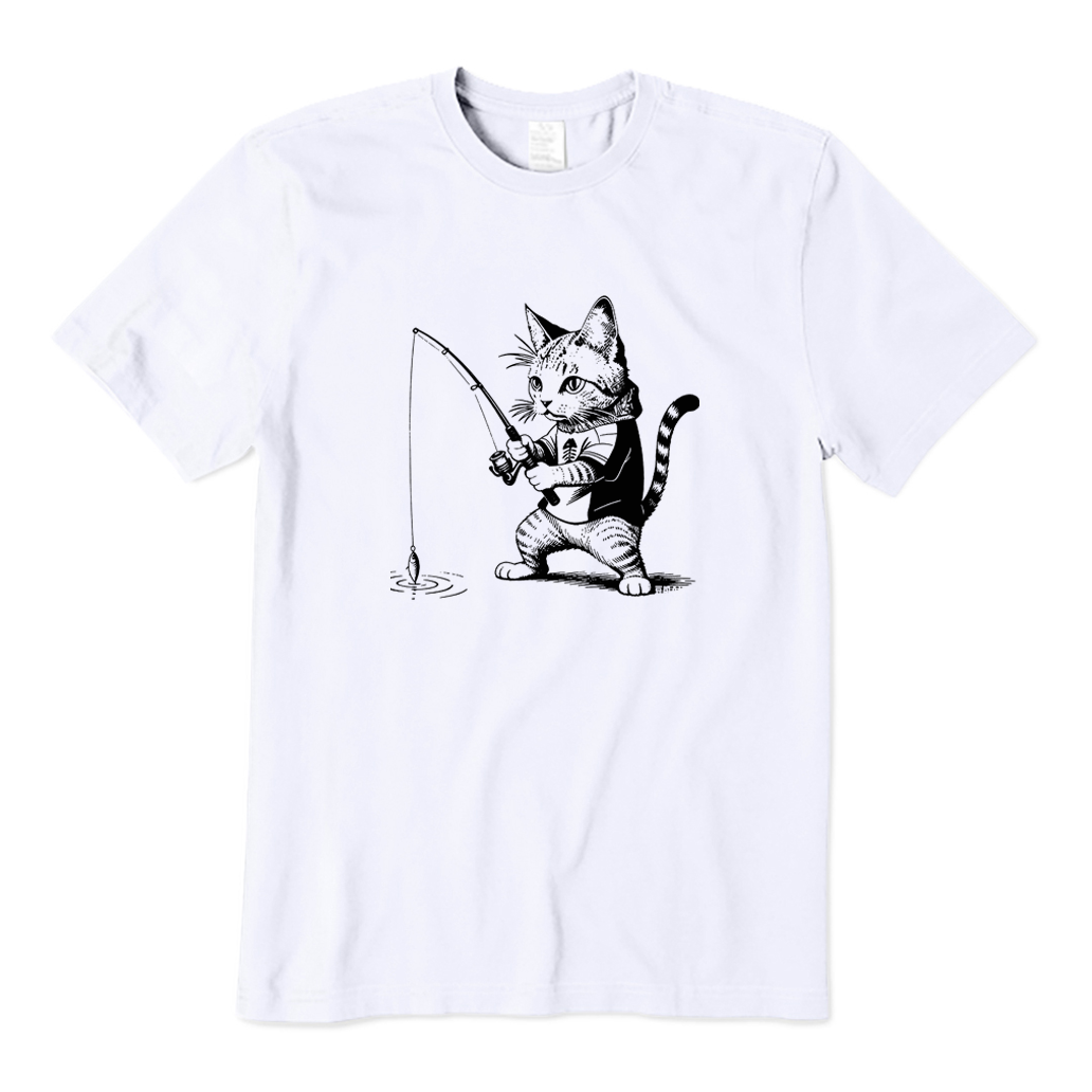 Fishing Cat T-shirt