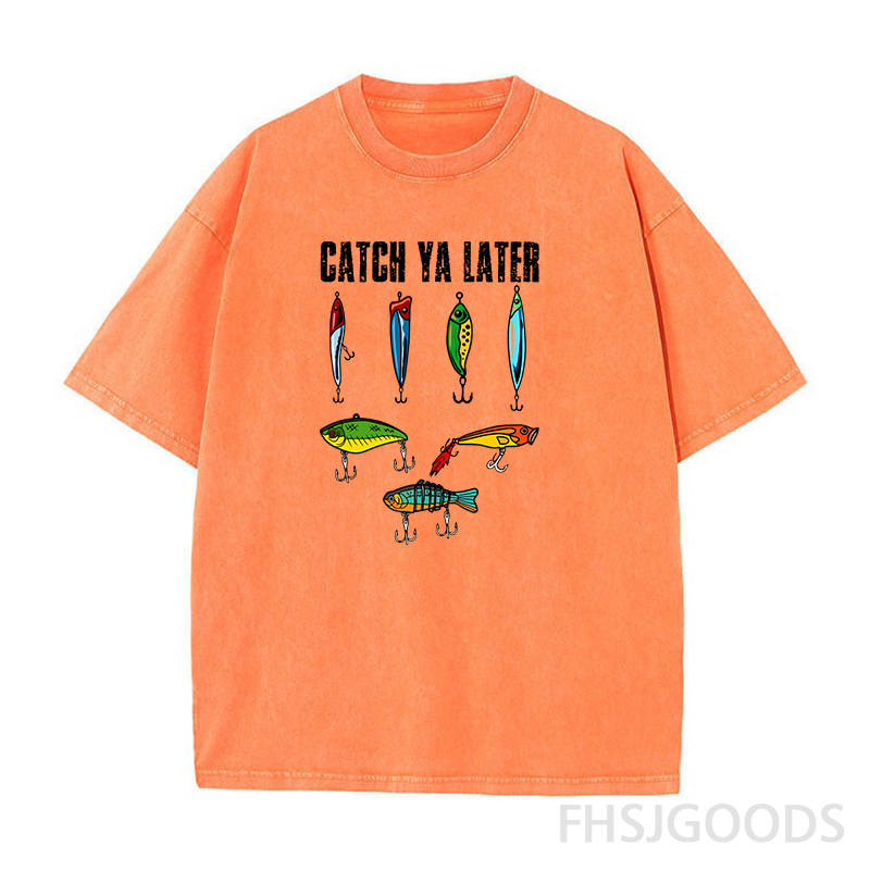 Fish Lover Unisex Distressed T-Shirt