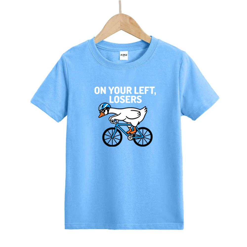 On Your Left Losers Cycling Kids T-Shirt