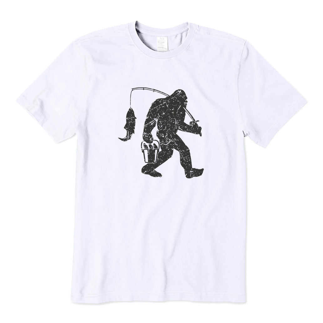 Bigfoot Fishing T-Shirt