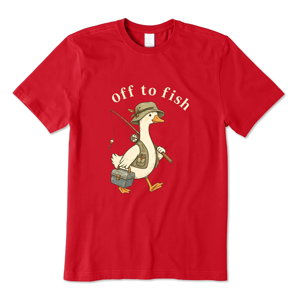 Goose Off To Fish T-shirt