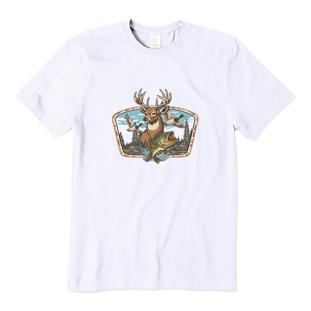 Funny Fishing Hunting T-shirt