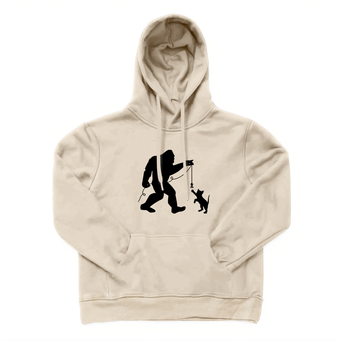 Bigfoot and Kitten Hoodie