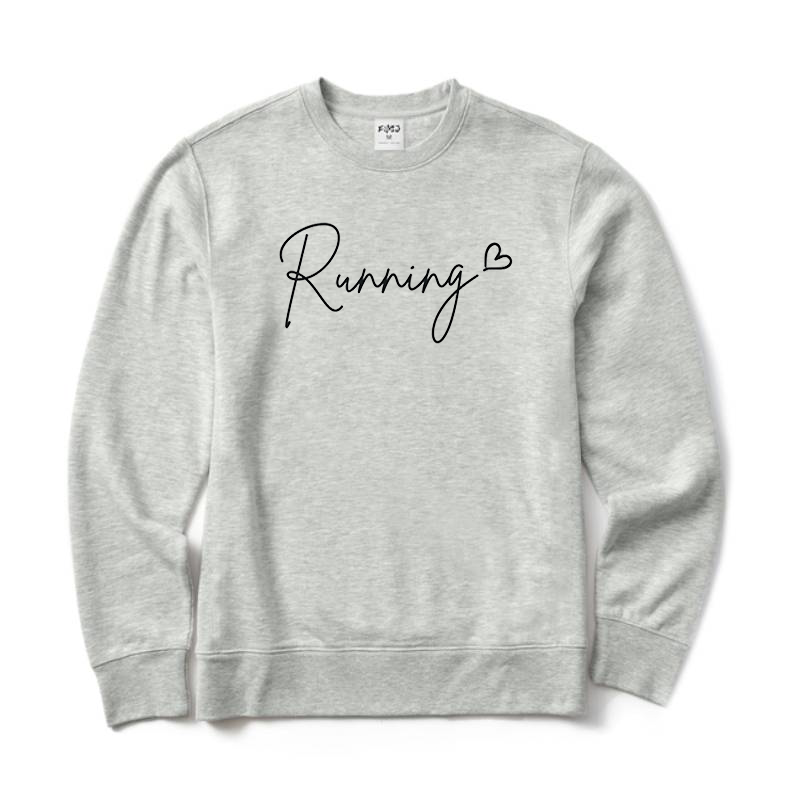 Minimalist Running Crewneck Sweatshirt