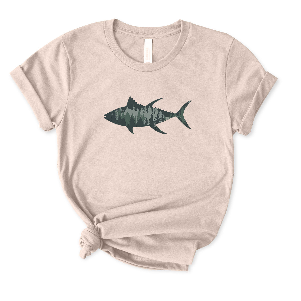 Fish Landscape T-Shirt FOR WOMEN