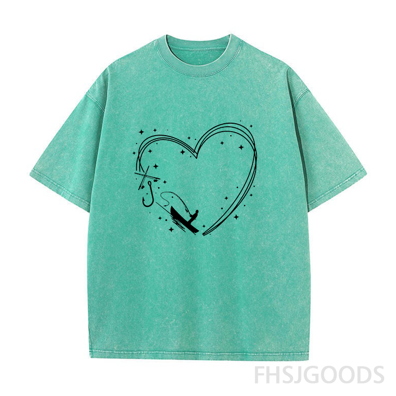Love Fishing Unisex Distressed T-Shirt