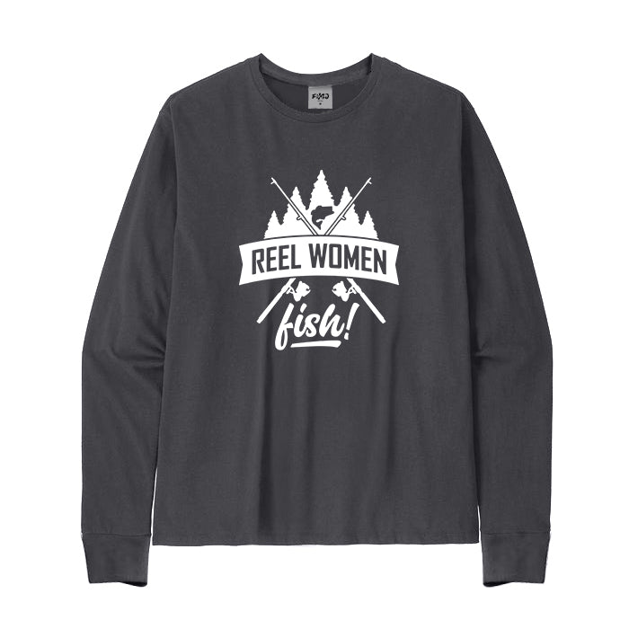Reel Women Fish Long Sleeve T-Shirt for women