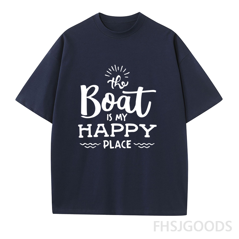 The Boat Is My Happy Place Unisex T-Shirt