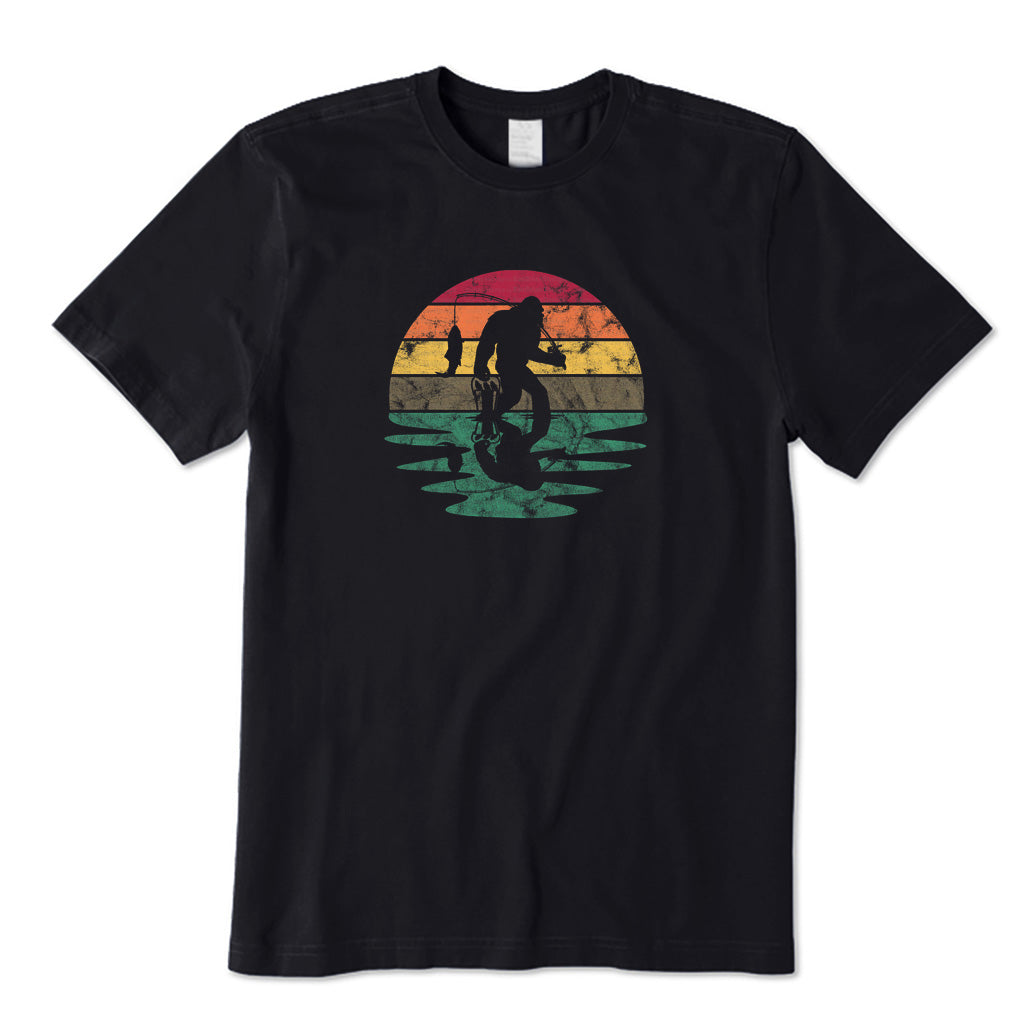 Bigfoot Fishing T-Shirt