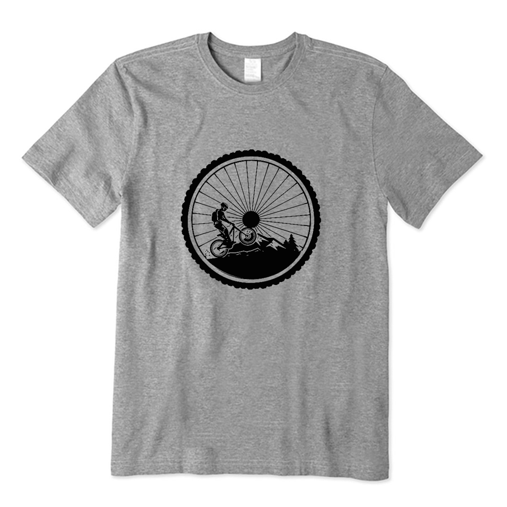 Mountain Bike Rider Sun & Nature T-shirt