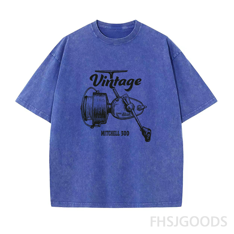 Vintage Mitchell 300 Unisex Distressed T-Shirt