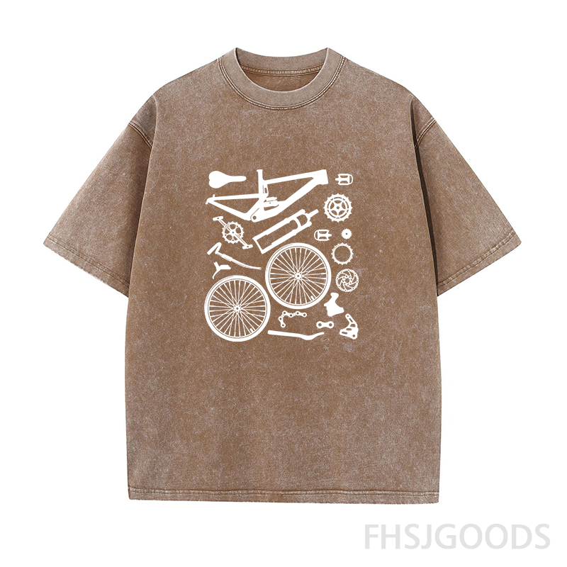 The Original Bike Parts Unisex Distressed T-Shirt