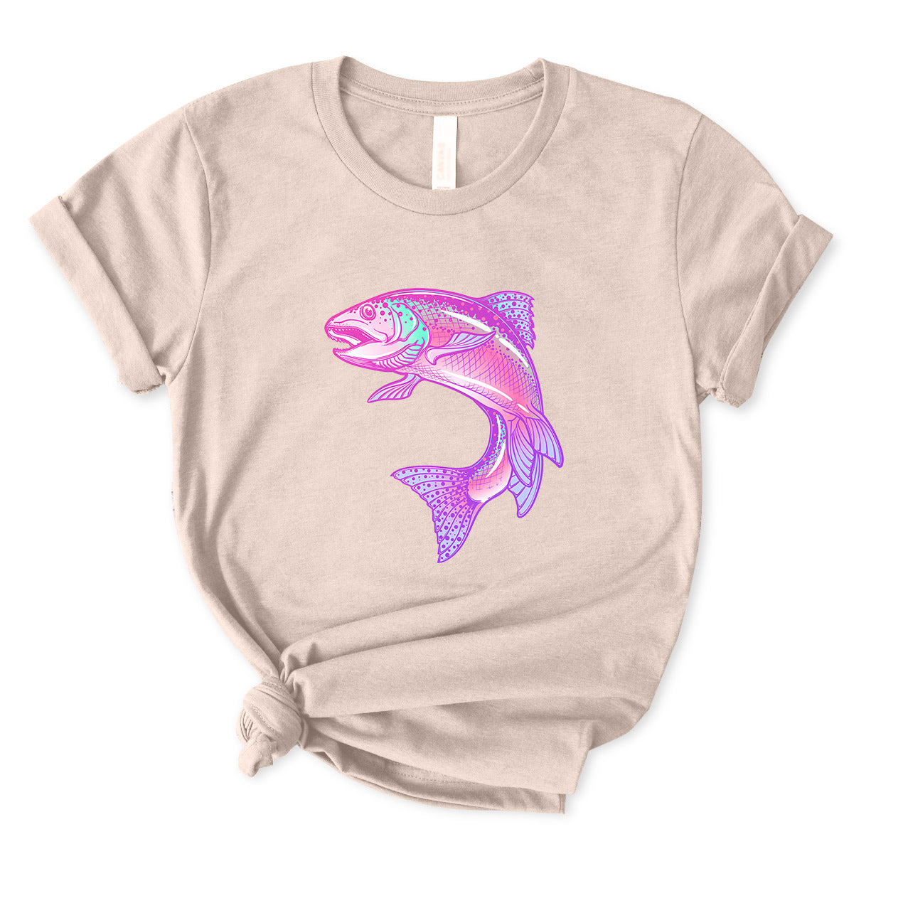 Pink Rainbow Trout T-Shirt for Women