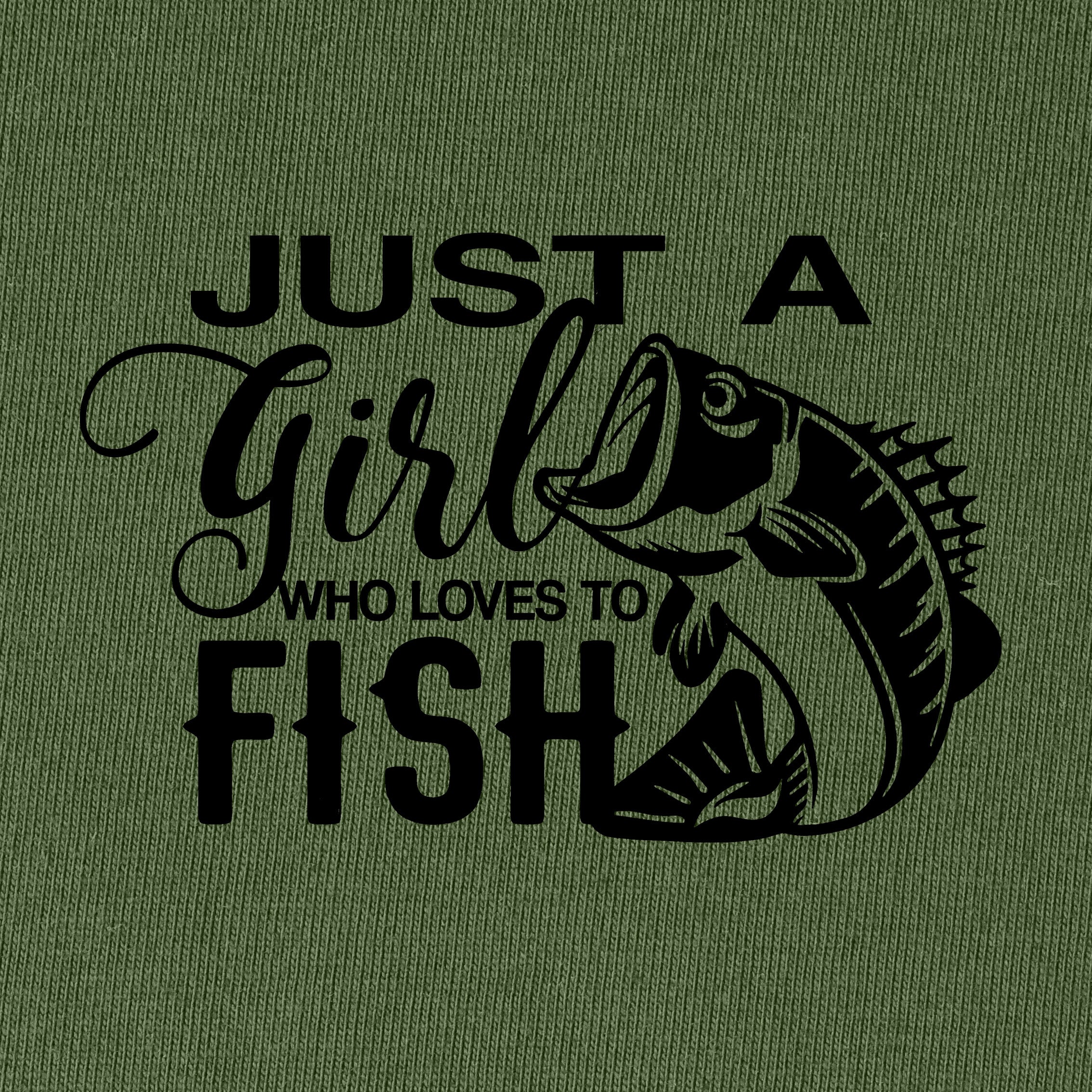 Just A Girl Who Loves To Fish T-Shirt for Women