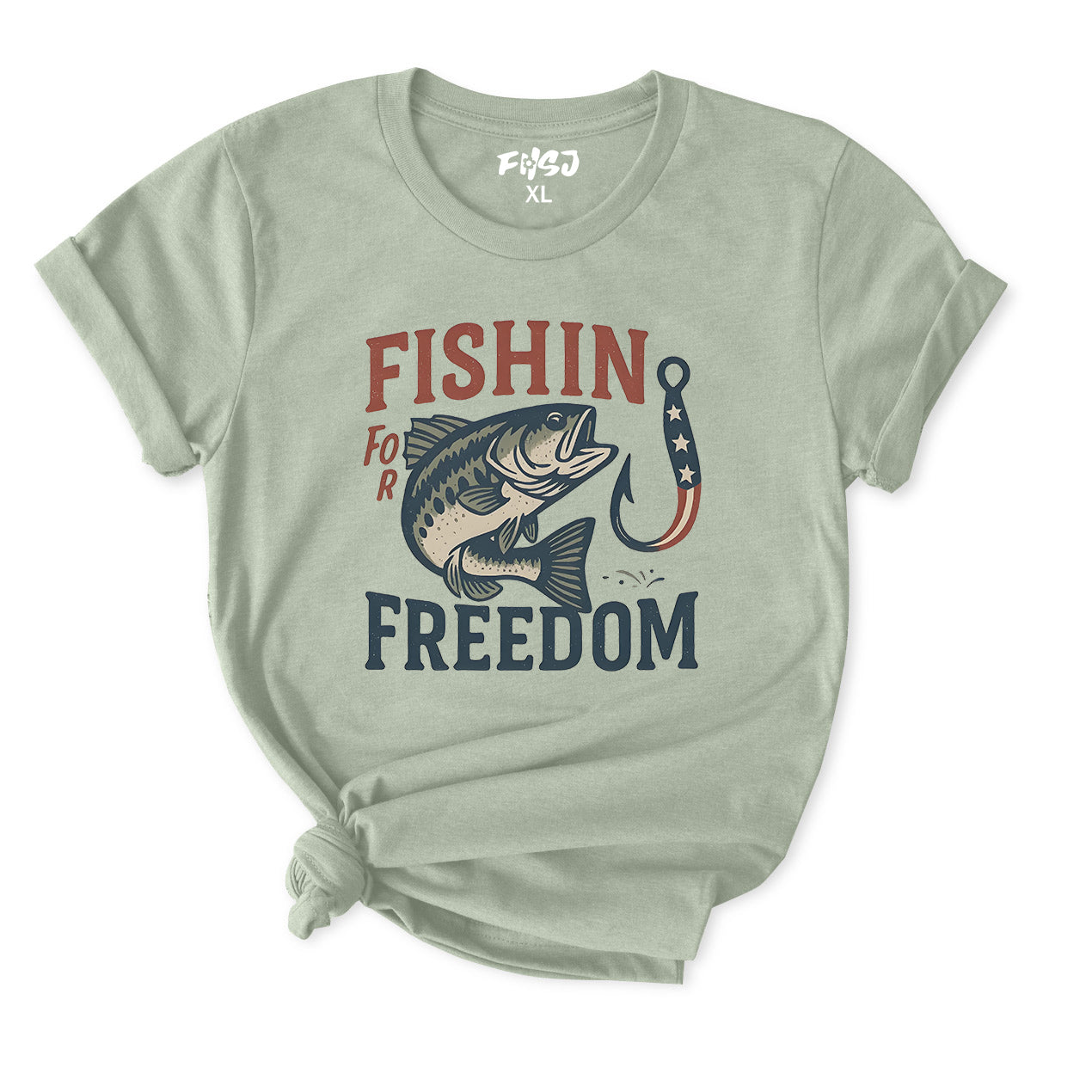 Fishin' for Freedom T-Shirt for Women
