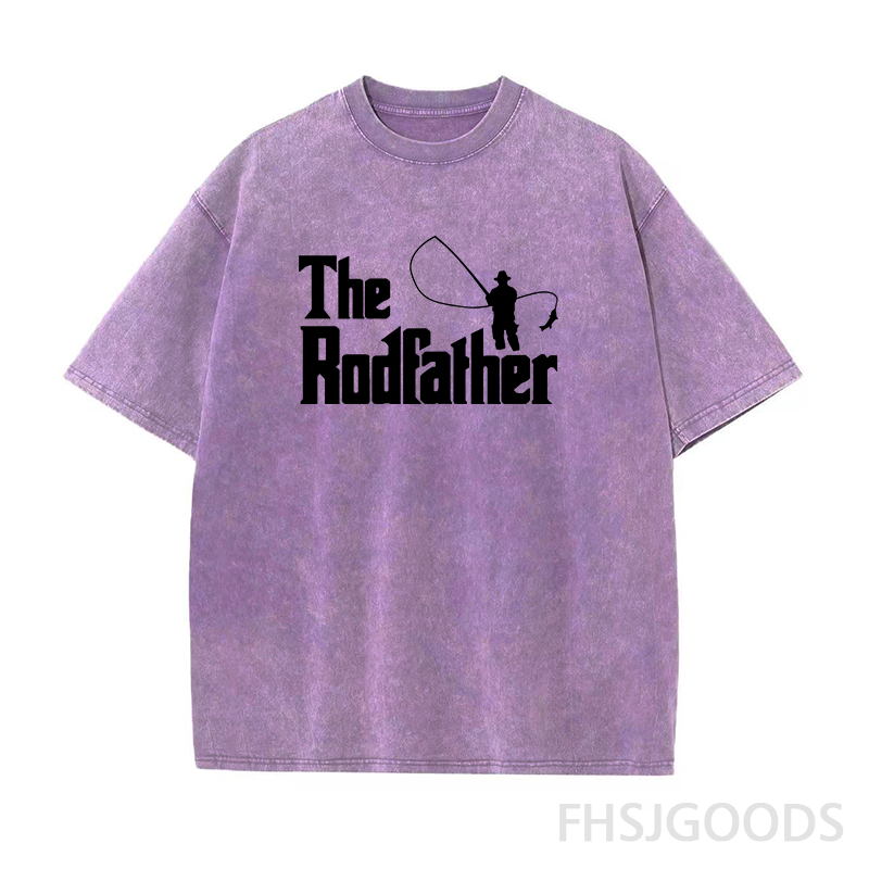 The Rodfather Unisex Distressed T-Shirt