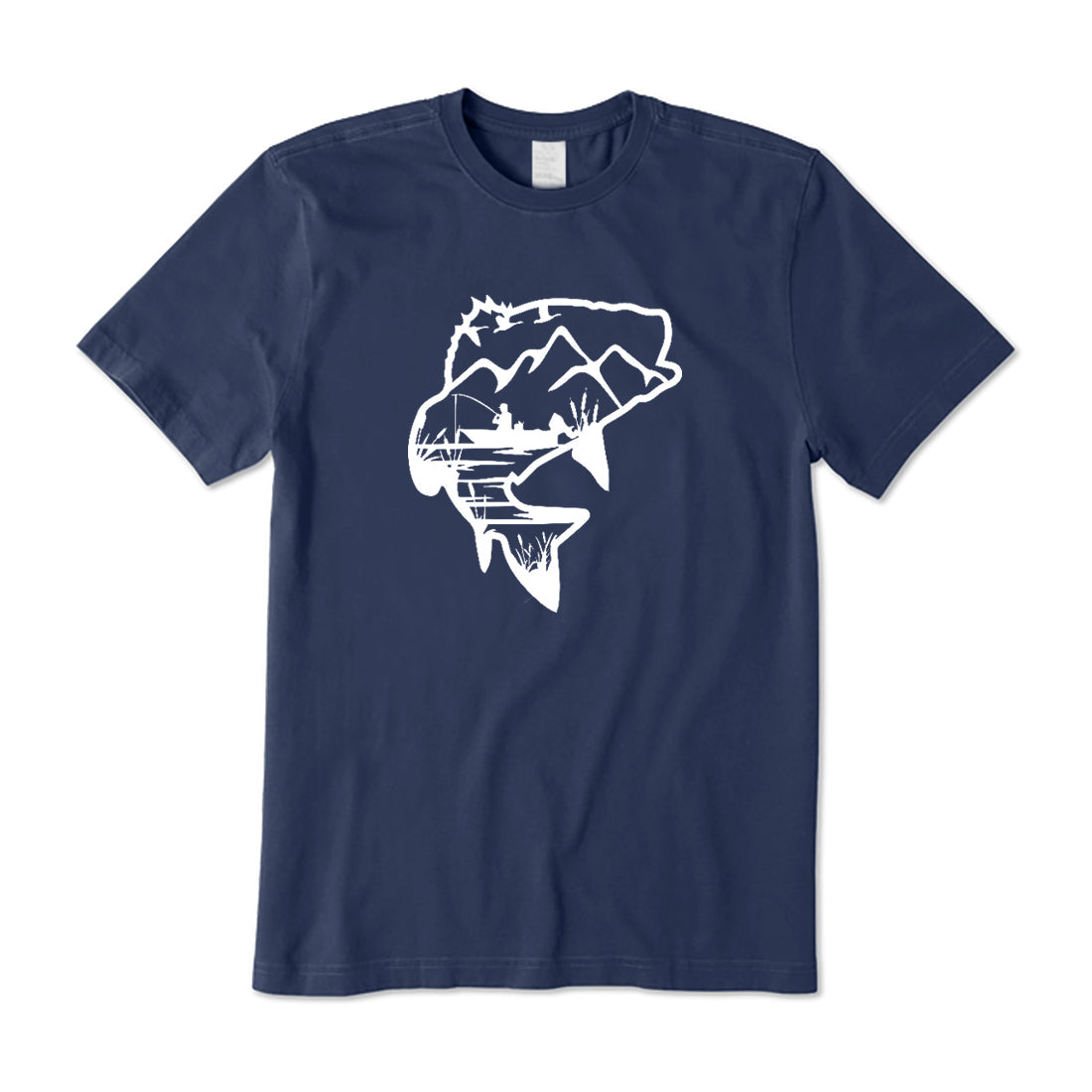 Bass Fishing Landscape T-Shirt