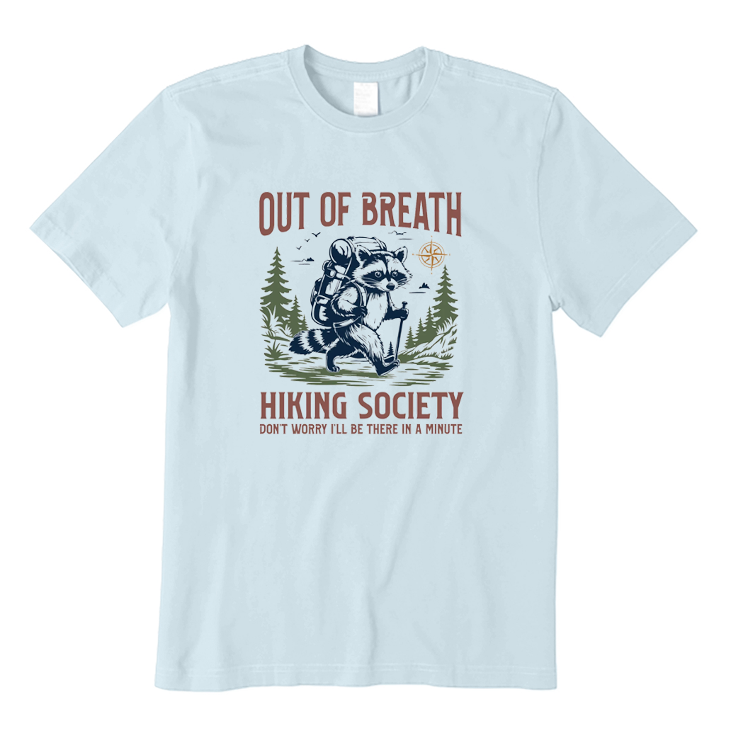 Out of Breath Hiking Society T-shirt