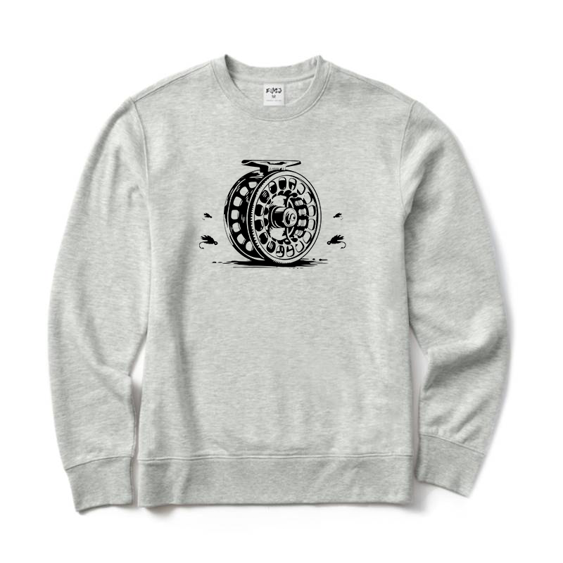 Fly Reel Crewneck Sweatshirt