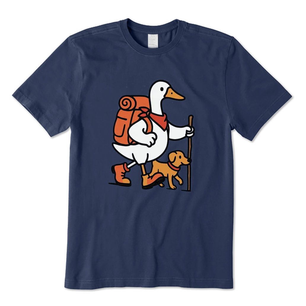 A Hiking Goose T-Shirt
