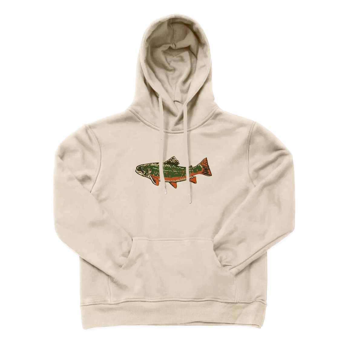 Vintage Brook Trout Hoodie