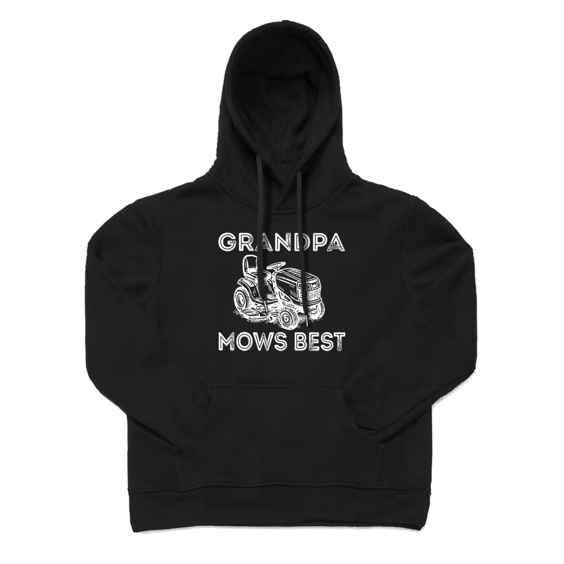 Grandpa Mows Best Hoodie