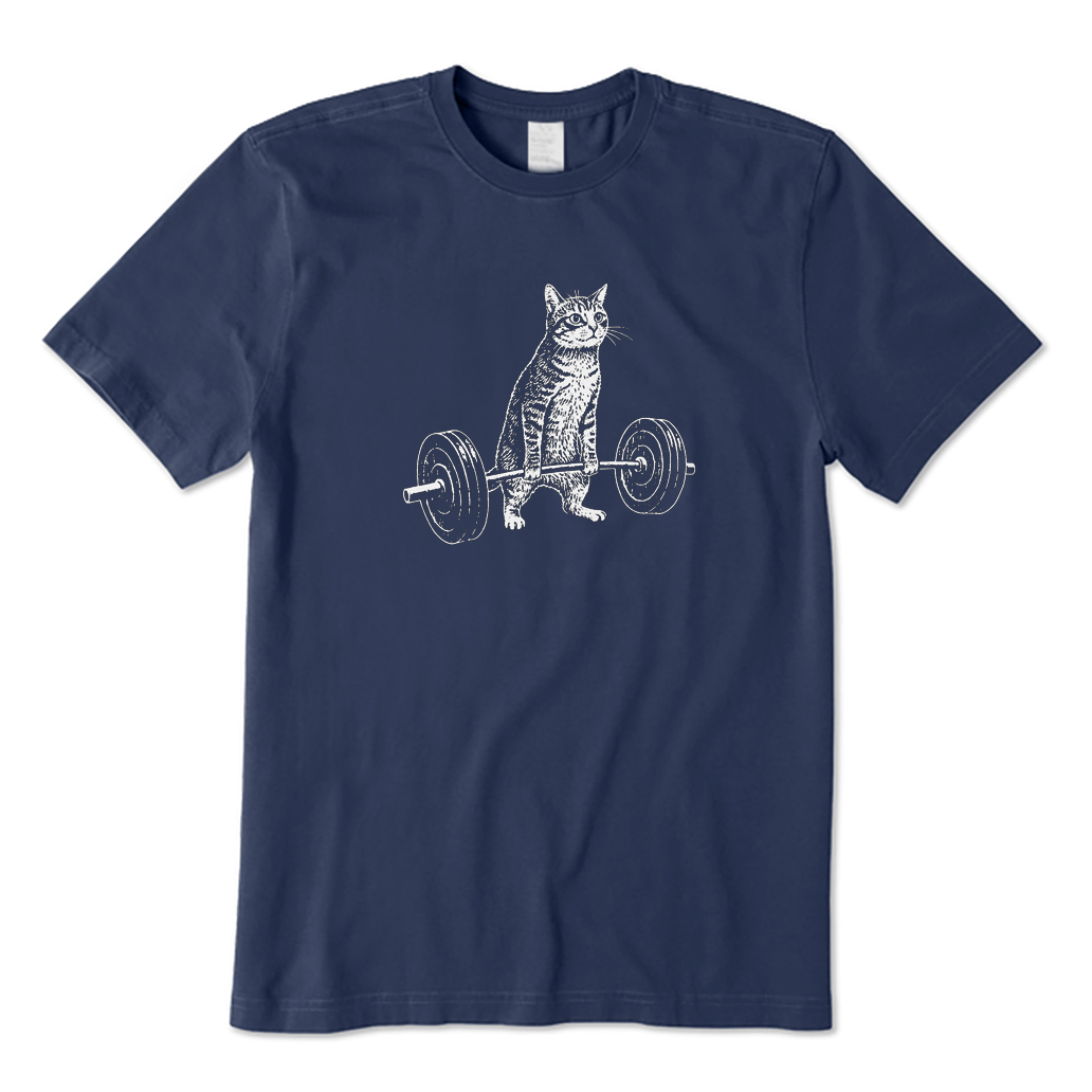 Funny Cat Gym T-shirt