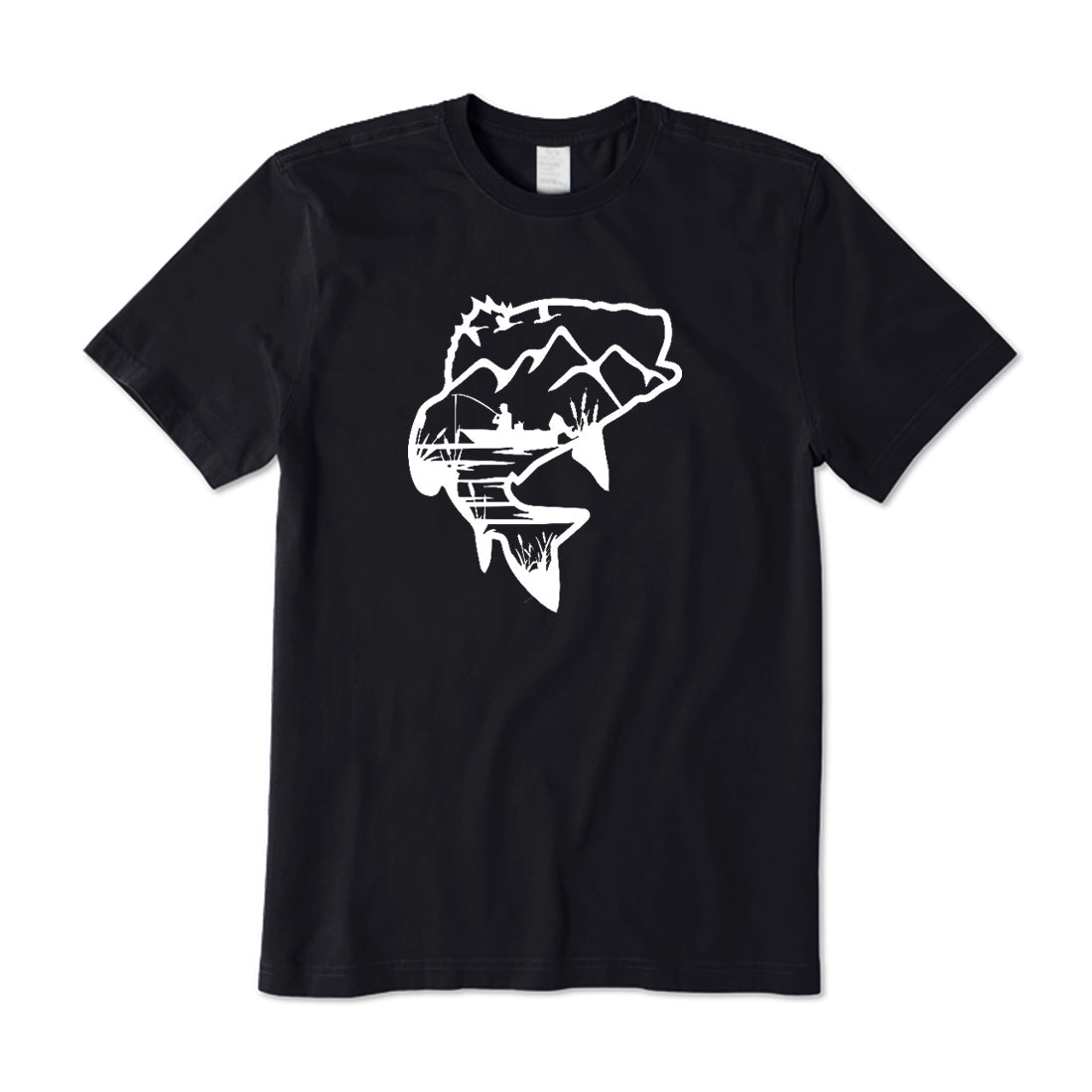 Bass Fishing Landscape T-Shirt