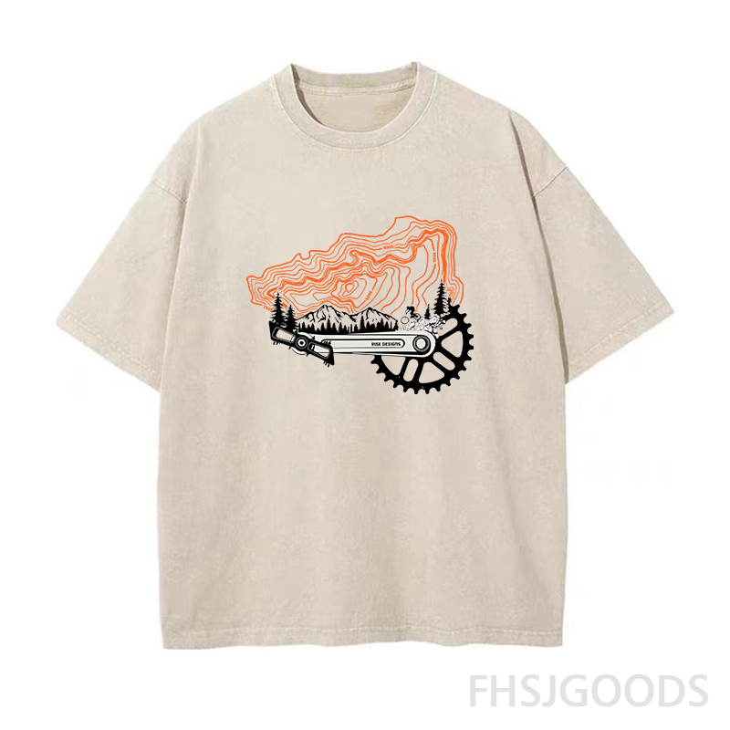 Chasing The Track BIKE Unisex Distressed T-Shirt