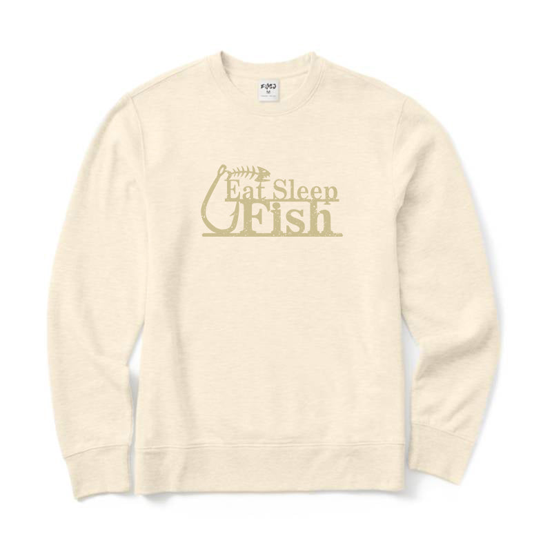 Eat Sleep Fish Crewneck Sweatshirt