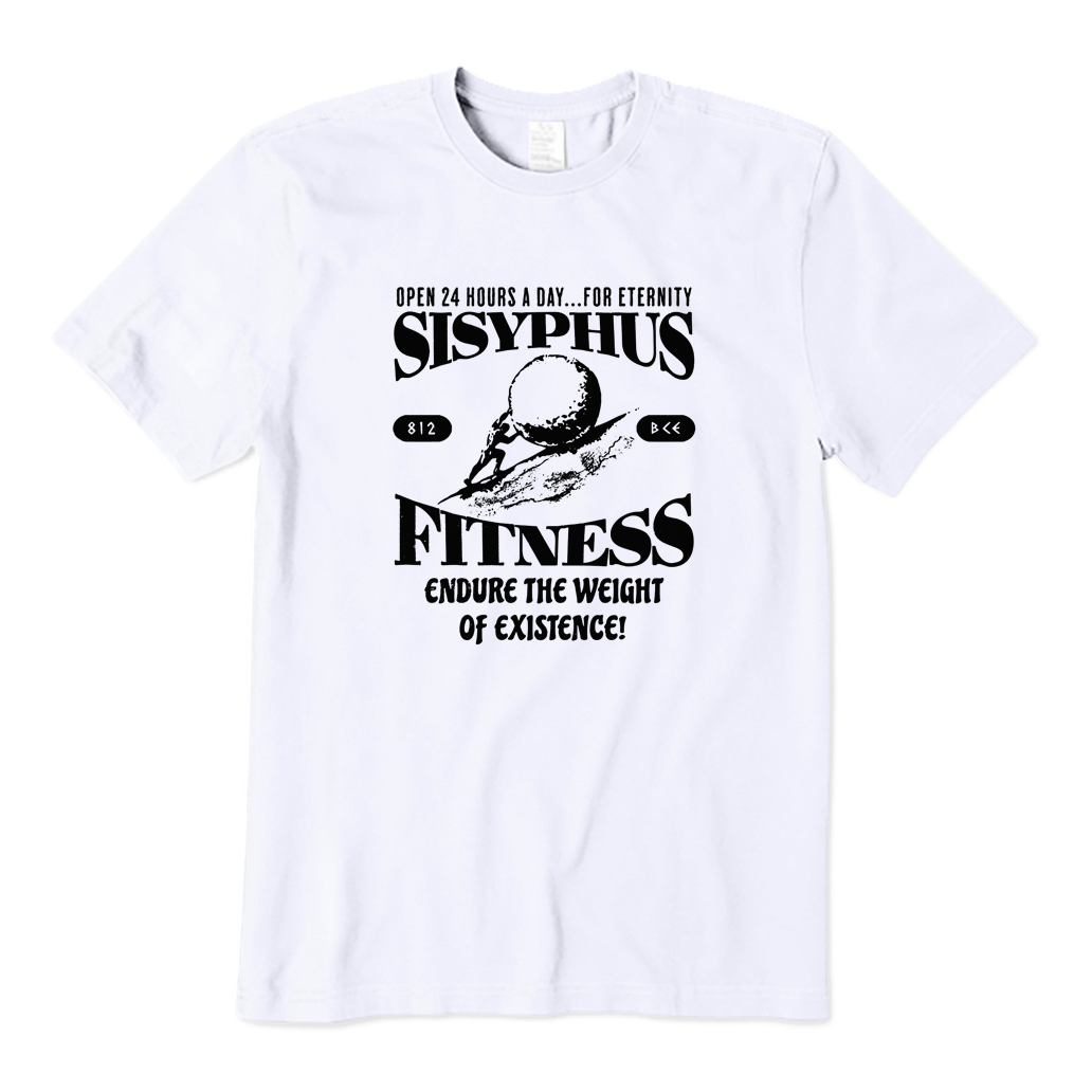 Sisyphus Fitness Funny Athlete T-shirt