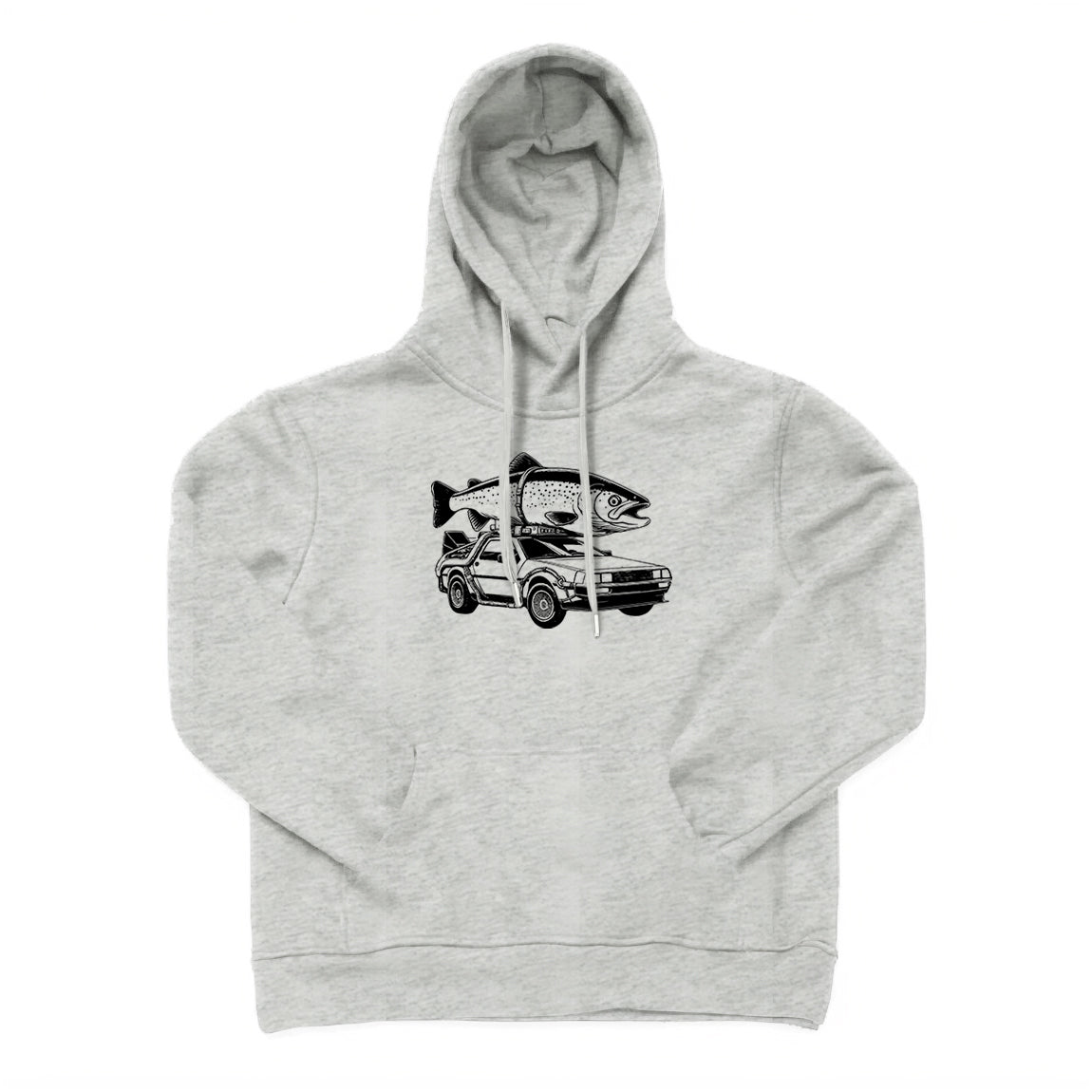 Moving A Big Trout Hoodie