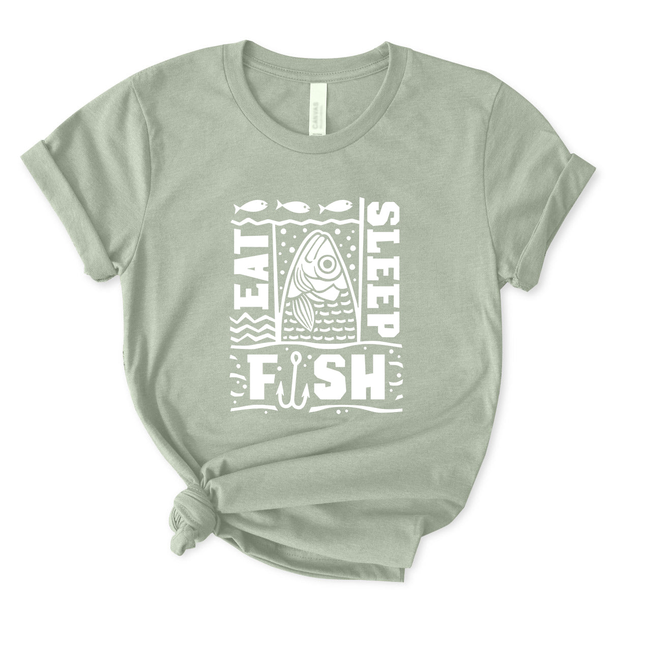 Eat Sleep Fish T-Shirt for Women