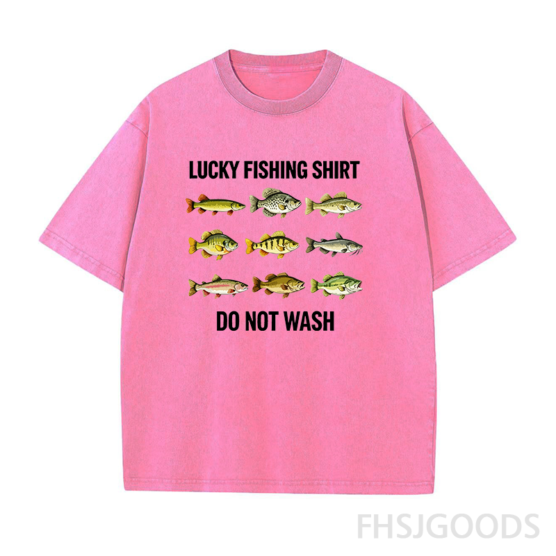 Lucky Fishing Unisex Distressed T-Shirt